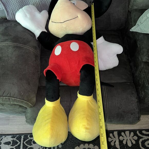 Disney Baby Mickey Mouse Large 34" Stuffed Animal Plush Toy - Picture 3 of 3